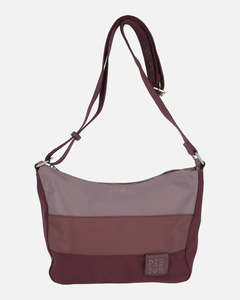 Pepe Moll Edurne Tri Lodo Bordo Vegan Crossbody/shoulder Bag