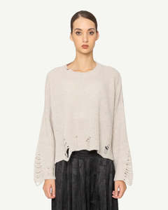 Clothing: Bone & Arrow Ever Jumper Silver