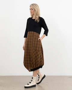 X LAB Overcast Dress Tan