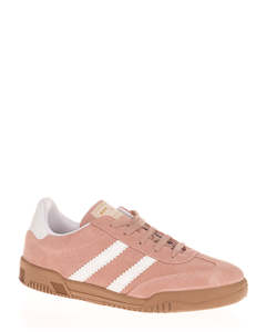 Low Back Sneakers: Plumaflex P35004N Rosa Low Line Leather Sneaker