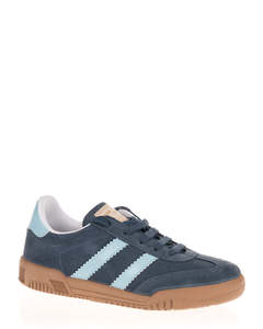 Low Back Sneakers: Plumaflex P35004N Jeans Low Line Leather Sneaker