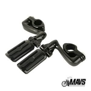 Mavs Parts: 1 1/4" Engine Guard 360 Adjustable Mount Highway Footpegs