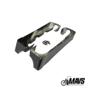 Hard Bags: 4" Hard Stretched Hard Bag grooved Extensions Fit Hard bags on touring models 94-13