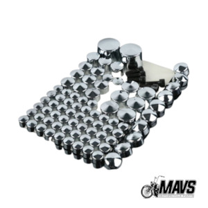 Black or Chrome bolt Cap Kit For Harley Davidson Softail Twin Cam models