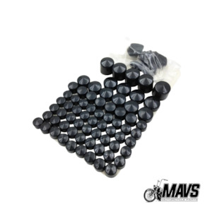 Black or Chrome Bolt Cap Covers For Harley Davidson Dyna Twin Cam 91-13