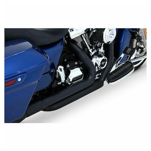 V47651 BLACK DRESSER DUALS HEADER PIPES ONLY M8 TOURING 17-20