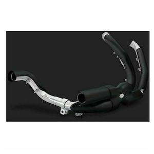 V46871 BLACK POWER DUALS HEADER PIPES ONLY M8 TOURING 17-20