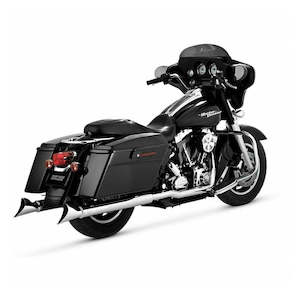 V16799 CHROME DRESSER DUALS HEADER PIPES ONLY HARLEY TOURING 95-08