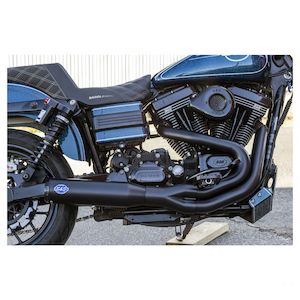 2 Into 1: GUARDIAN BLACK QUALIFIER 2 INTO 1 EXHAUST SYSTEM FOR 2006-2007 HARLEY DAVIDSON DYNA MODELS EXCEPT CVO MODELS