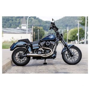 2 Into 1: BRUSHED STAINLESS QUALIFIER 2 INTO 1 EXHAUST SYSTEM FOR 2006-2007 HARLEY DAVIDSON DYNA MODELS EXCEPT CVO MODELS