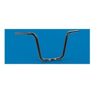 KW-300877 GLOSS BLACK 14" 1-1/4" APE HANGER HANDLEBAR BOBBER STYLE