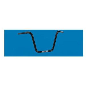 Apes: KW-300834 BLACK 14" 1-1/4" APE HANGER HANDLEBAR ORIGINAL STYLE