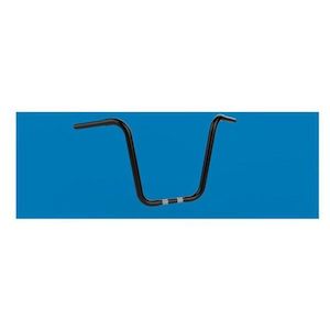 Apes: KW-300833 BLACK 16" 1-1/4" APE HANGER HANDLEBAR ORIGINAL STYLE