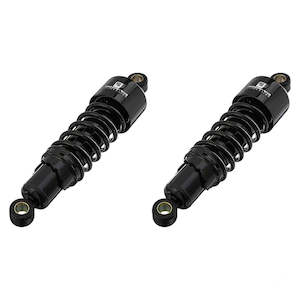 Shocks: PROGRESSIVE SUSPENSION 412 SERIES AMERICAN-TUNED GAS SHOCKS W/O COVERS BLACK 11 INCH