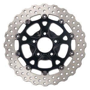 Disc Rotors: PM DISC RR 300MM FULL FLOATER WAVE DOMINATOR BLK 0133-1807s-b