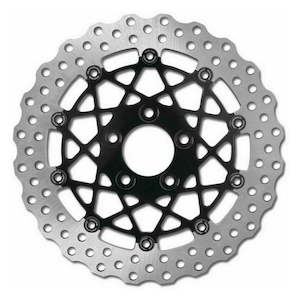 Disc Rotors: PM DISC FR 11.50 FULL FLOATER WAVE SPEEDSTAR BLK 0133-1538s-b
