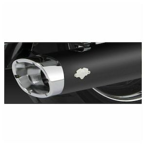 VANCE & HINES PIPES MONSTER OVALS BLACK v46755