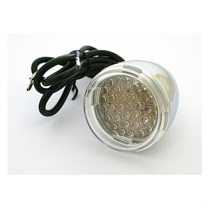 TURN SIGNAL LED CLEAR W/CLEAR LENS FRT MOUNT 8500c-led-a