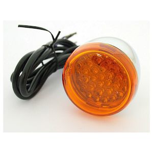 TURN SIGNAL LED CLEAR W/AMBER LENS FRT MOUNT 8500a-led