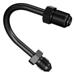 Goodridge: BRAKE FTG 3/8-24 IF 150 DEG BLK gr-p6150-03zbk