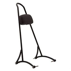 Sissy Bars: SISSY BAR BLACK LONG BURLY b13-1501b