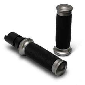 PM CONTOUR GRIP SET GUN METAL TBW 2024-25 TOURING 0063-2105m-gu