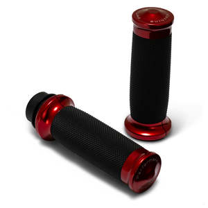 Performance Machine: PM CONTOUR GRIP SET RED TBW 2008-24 0063-2104m-r