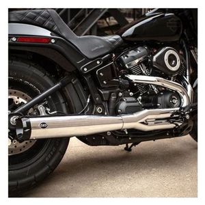 S&S CYCLE CHROME SUPERSTREET 2 INTO 1 EXHAUST SYSTEM - 550-0858 FOR 2018-2024 HA&hellip;