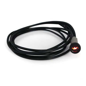 MS-580273 - 3/8 INDICATOR LIGHT. RED, WITH 'OIL CAN' SYMBOL MS-580273