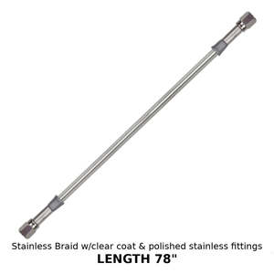 Goodridge: BRAKE LINE SS/CLEAR 78 G/RIDGE gr-30378tc-cl GR-30378TC-CL