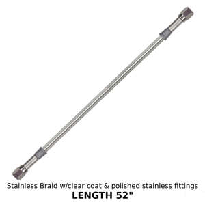 BRAKE LINE SS/CLEAR 52 G/RIDGE gr-30352tc-cl GR-30352TC-CL