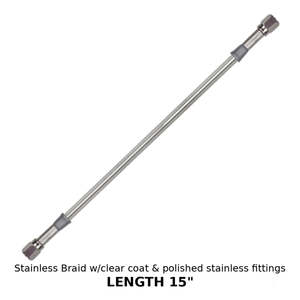 Goodridge: BRAKE LINE SS/CLEAR 15 G/RIDGE gr-30315tc-cl GR-30315TC-CL