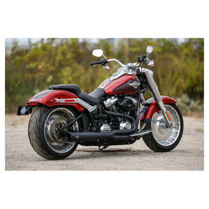 S&S CYCLE CERAMIC BLACK SUPERSTREET 2 INTO 1 EXHAUST SYSTEM - 550-0857 550-0857