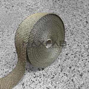 Heat Wrap Steel Cable Ties: Exhaust Heat Wrap - Titanium Lava