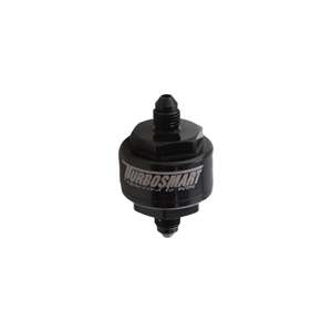 Turbosmart Billet Turbo Oil Feed Filter 44um -4AN - Black