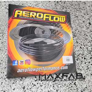 Aeroflow 1/2", 3/8", 5/16" Alloy Hard Line - Natural Finish