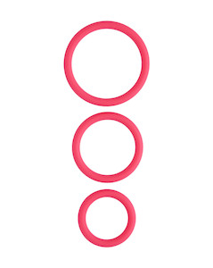 Products: Share Satisfaction Stamina C-Ring Set - Pink - Max Play