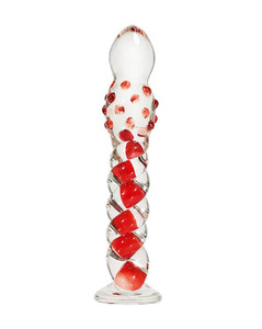 Products: Lucent Entwined Glass Dildo - Max Play