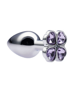 Kinki Range Flower Gem Butt Plug - 7.1 cm - Small - Light Purple - Max Play