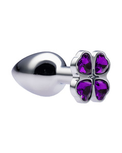 Kinki Range Flower Gem Butt Plug - 7.1 cm - Small - Purple - Max Play