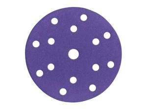 Products: 150mm Arkos 15 Hole Mirka Pattern Hook & Loop Sanding Disc – 50 Pack