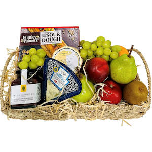 Gift Baskets: Fruit & Cheese Basket