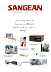 Sangean Radios: Sangean Radio Catalogue August 2023