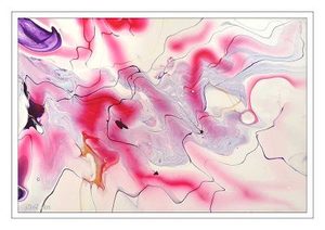 Pink Dipped Flower – Digital Image