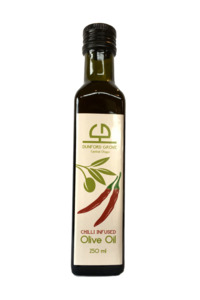 Products: Chilli Infused Olive Oil 250ml - Dunford Grove