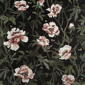 Peonia Velvet Moss - Fabrics and Homewares at McKenzie House NZ