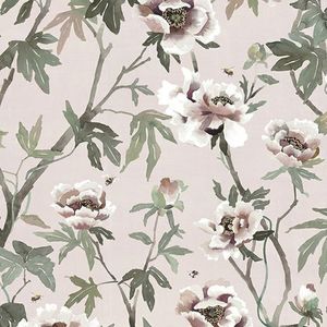 Peonia Linen Blush - Fabrics and Homewares at McKenzie House NZ
