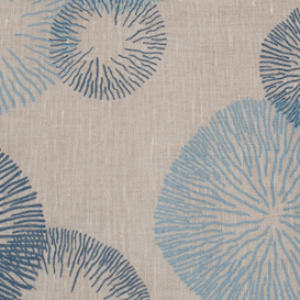 Rings Sheer Antarctic Blue - Fabrics and Homewares at McKenzie House NZ