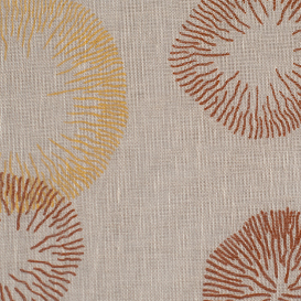 Rings Sheer Pilbara Earth - Fabrics and Homewares at McKenzie House NZ