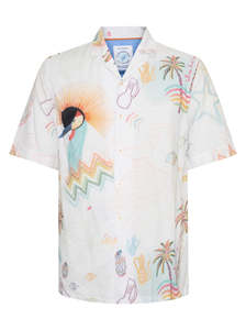 A Fish Named Fred - Shirt Sleeved Short - Sunset Sahara